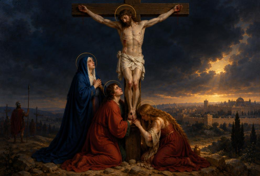Yesus Wafat di Kayu Salib
