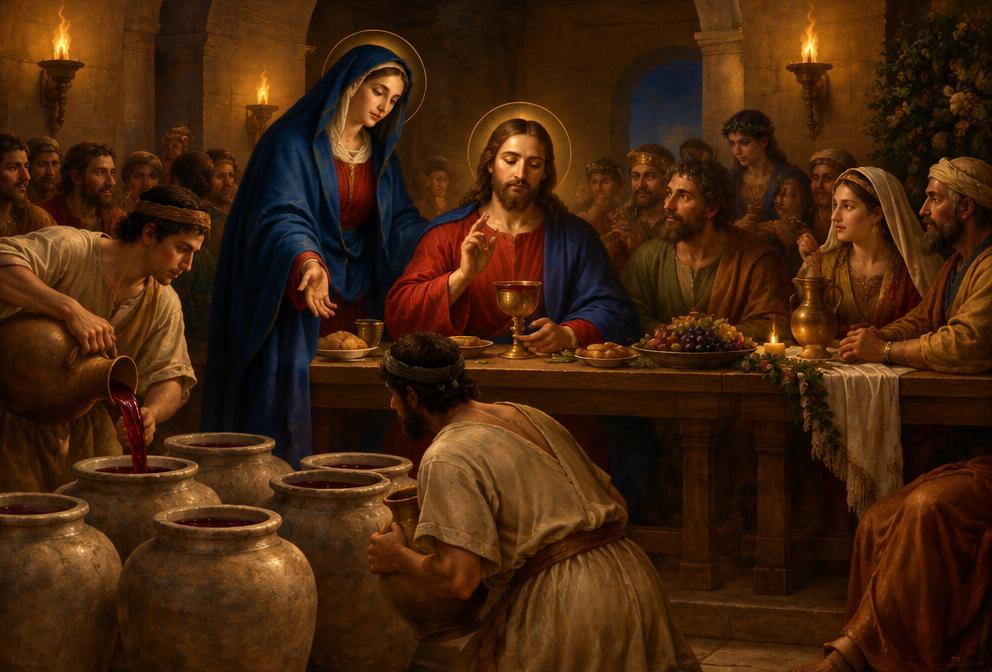 Yesus Menyatakan Diri di Kana